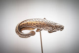 Wels 4 x 1,7cm Neusilber - neusilber/neusilber