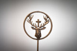 Anstecknadel Hubertushirsch D1,9cm
