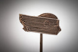 Anstecknadel Zither 1,5 x 0,8cm