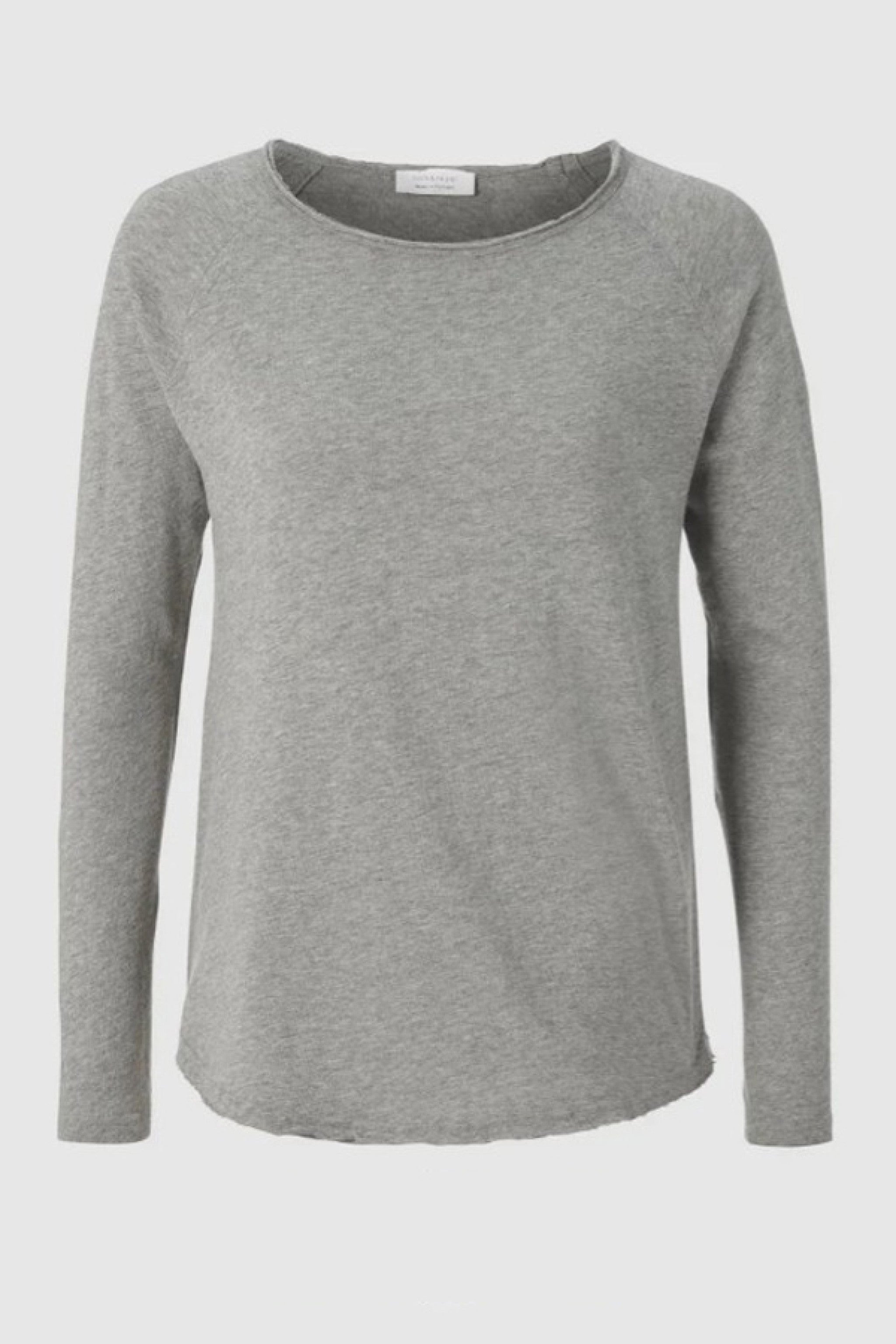 Damenshirt Jersey lockerer Schnitt - 846/grey mela