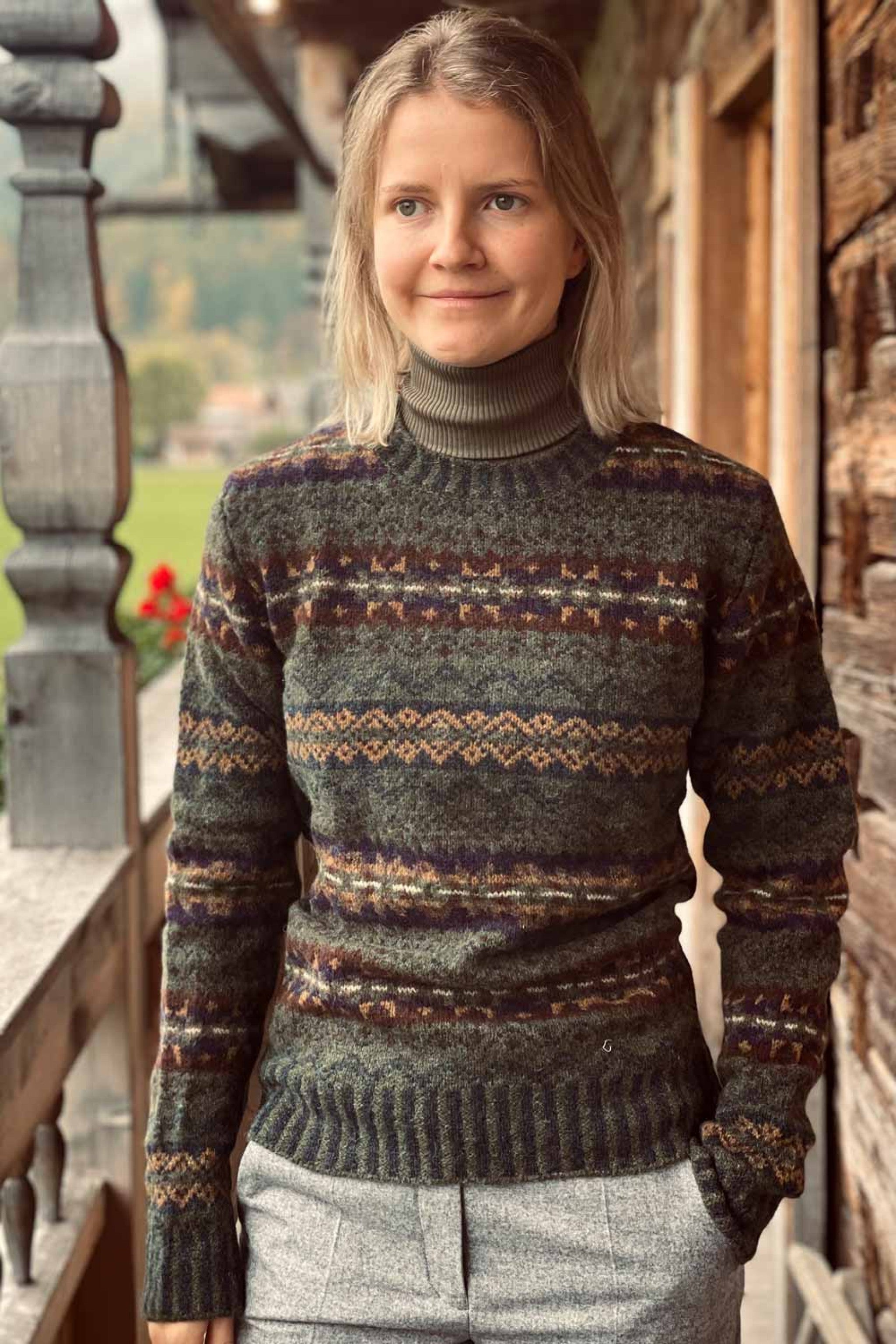 Brodie Sweater - woodland/woodland