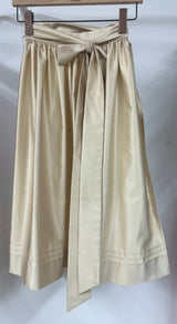 Handgmacht | Dirndlschürze Fischgrat - beige/beige
