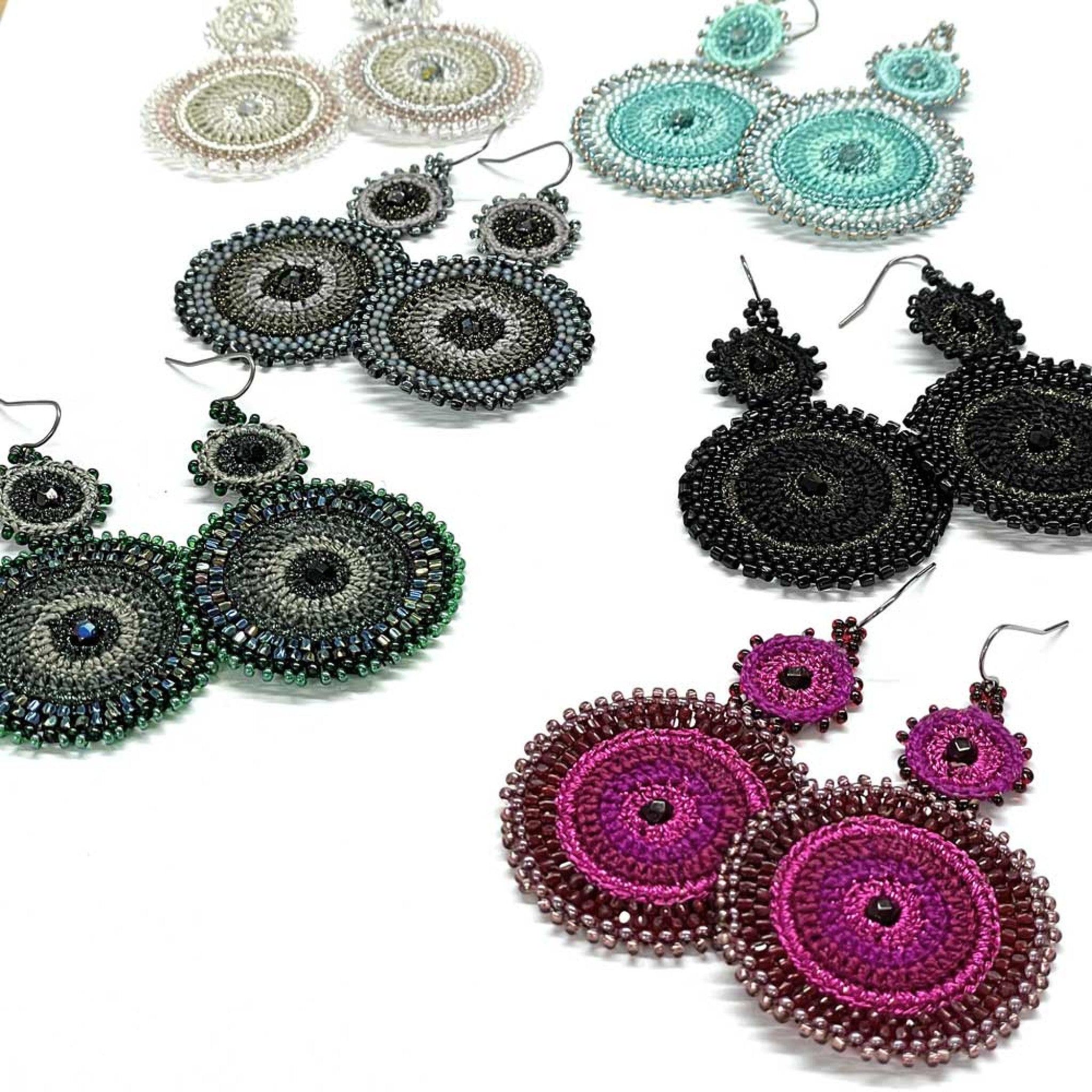 Earring SOLEIL CROCHET