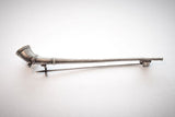 Alphorn 6,5 x 1cm Neusilber - neusilber/neusilber