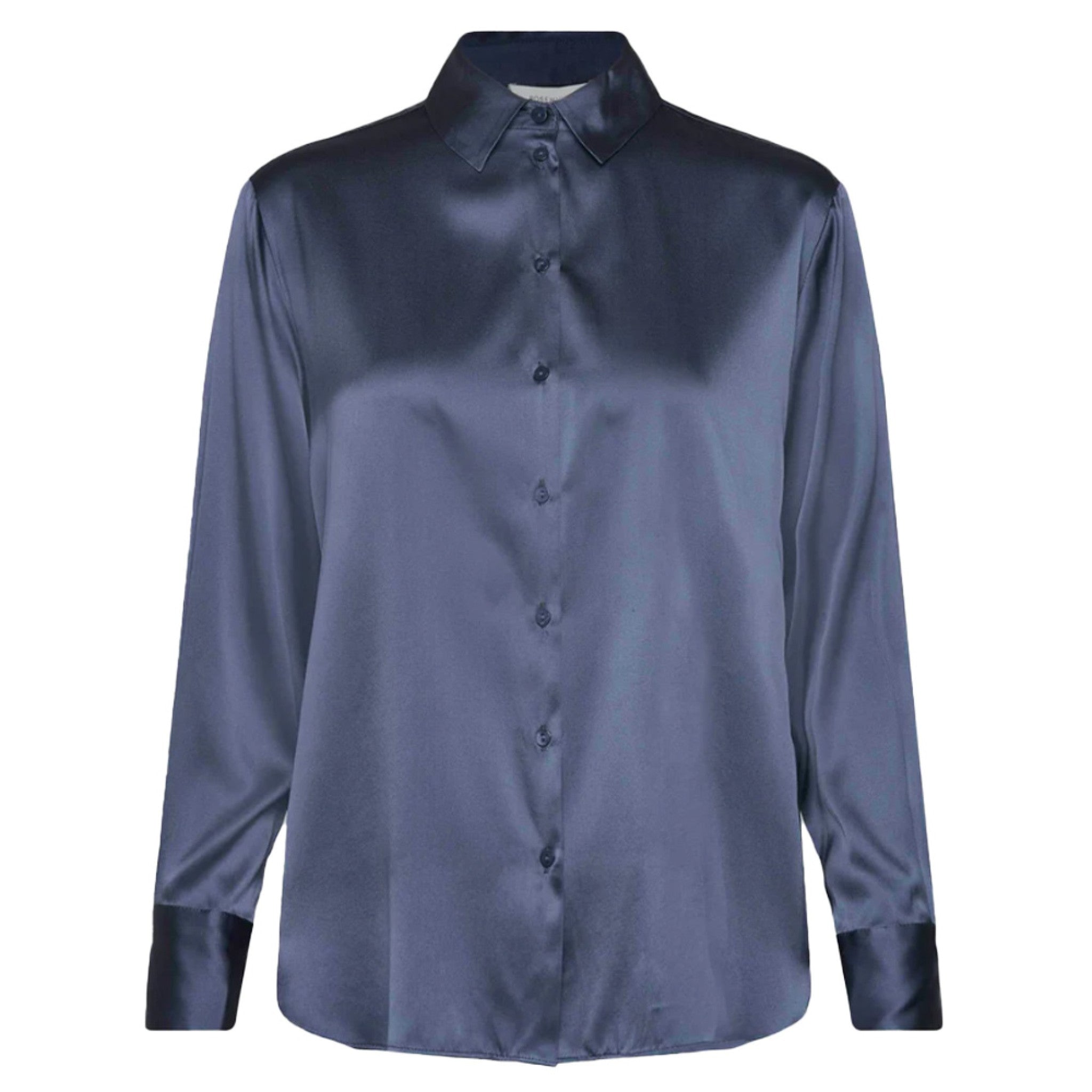Hemdbluse Jade Silk Shirt - 183/true navy