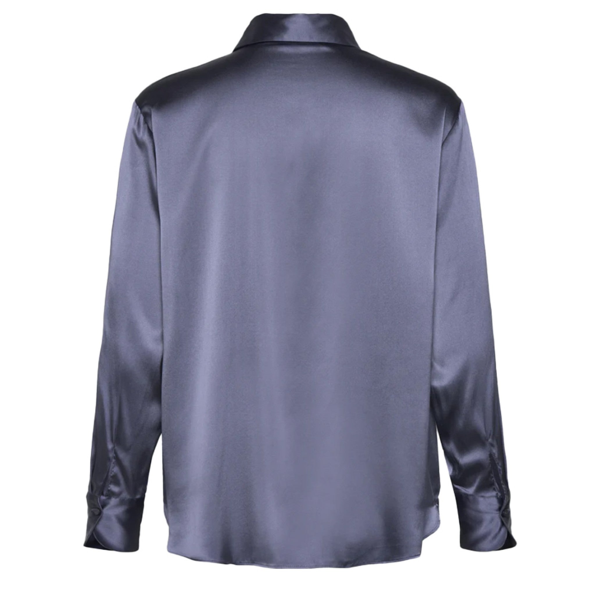 Hemdbluse Jade Silk Shirt - 183/true navy