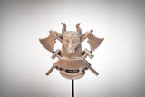 Metzger 2,6 x 3cm Neusilber - neusilber/neusilber