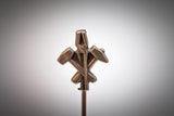 Schmied 1,2 x 1,5cm Neusilber - neusilber/neusilbe