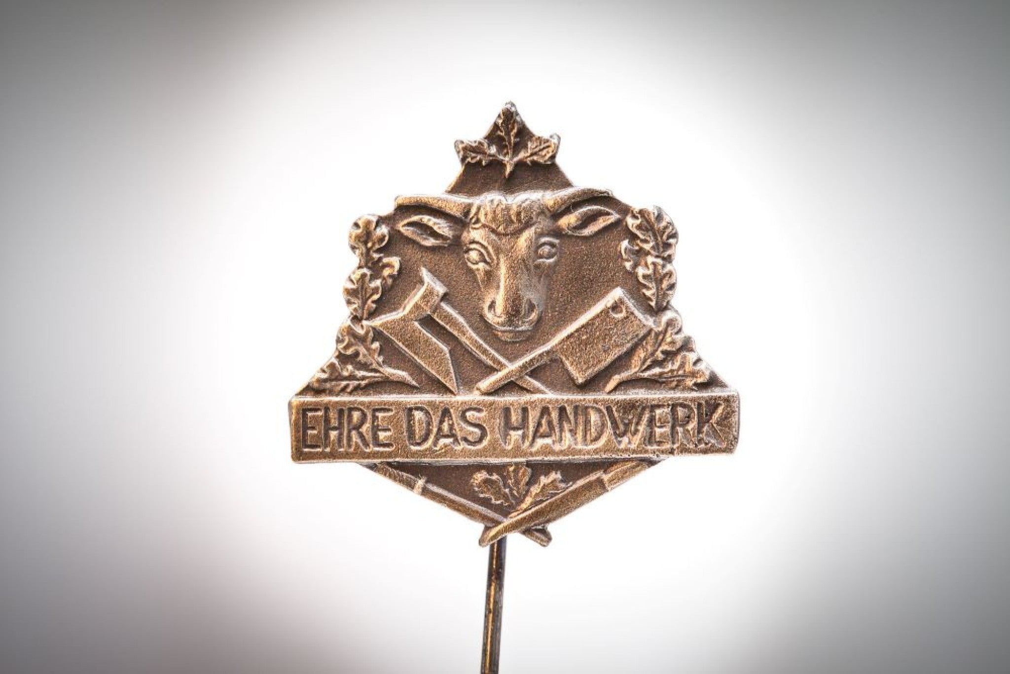 Ehre d. Handw. Met 2,5 x 2,5cm Neusil - neusilber/