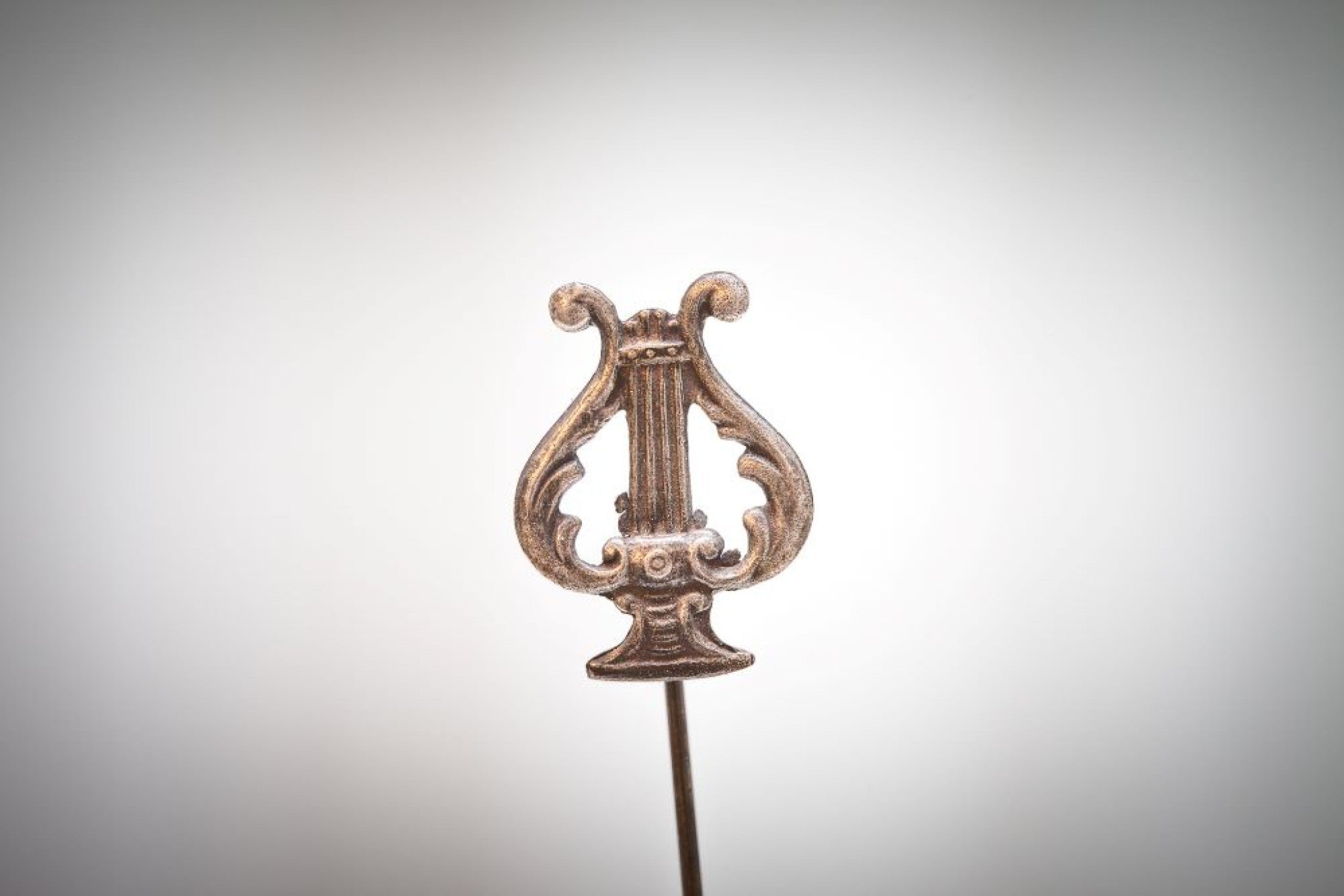 Lyra 1,4 x 2cm Neusilber - neusilber/neusilber