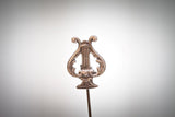 Lyra 1,4 x 2cm Neusilber - neusilber/neusilber
