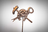 Hufschmied 2,8 x 2,2cm (Neusilber) - neusilber/neu
