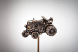 Steyr 1,9 x 1,1cm Neusilber - neusilber/neusilber