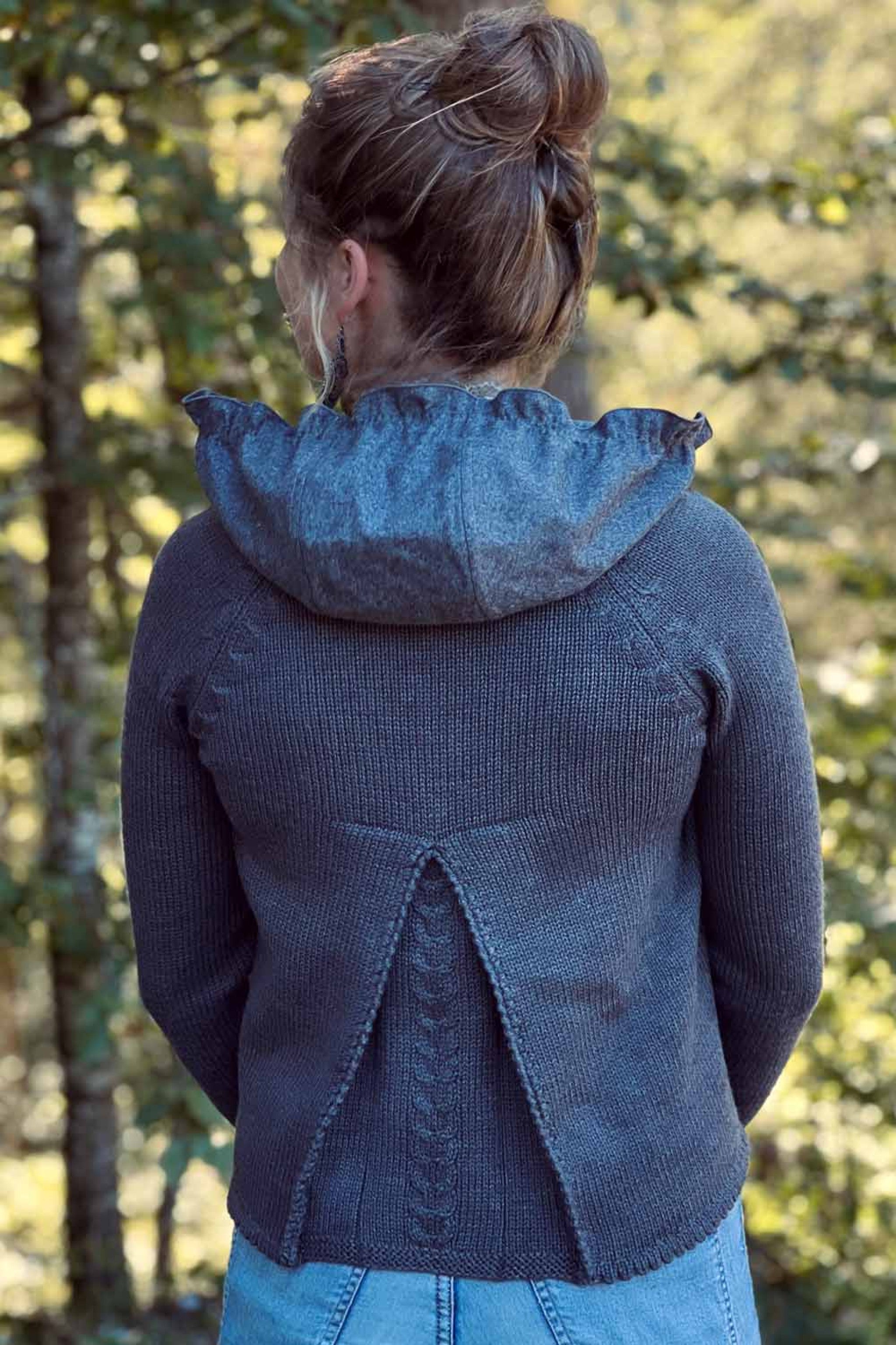 Kapuzenjacke ZLOTTAF m. Lodenkapuze - flanell-toni
